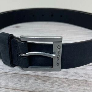 Calvin Klein Men’s Smooth Harness Buckle Belt Size 48